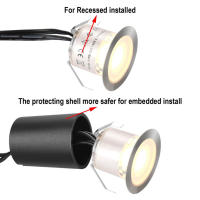 Luces LED empotradas de bajo voltaje, lámpara de suelo para exteriores, luz de paisaje para jardín, camino, escalera, Patio, IP67 a prueba de agua, DC12V - details 4