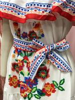 Nuevo vestido largo con vuelo y estampado de flores rojas de un hombro para primavera y verano 2025 - details 37