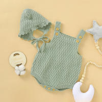 Conjunto de ropa interior de Bebé, Sudadera con capucha, sombrero caliente, 2 piezas, Color Sólido - details 6