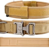 Collar táctico para perros al aire libre Correa de metal transpirable Ideal para perros medios y grandes Suministros para mascotas - details 2