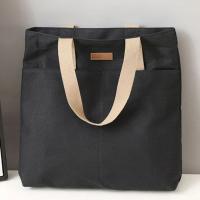 Bolso De Hombro Para Mujer En Lona Gran Capacidad Con Hilo De Costura Bolsa Práctica Y Conveniente Para Comunicación Diaria - details 9