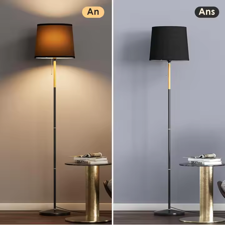 Lámpara de pie moderna para mesa de centro, 60W, E27, 170cm - 1