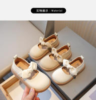 Zapatos de cuero con lazo para niñas pequeñas, zapatos de Princesa a la moda, estilo coreano, Mary Janes PU, primavera y otoño, 2023 - details 1