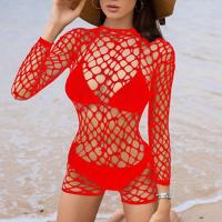 Mono sexy de malla a cuadros, ropa erótica de mujer, ropa interior corporal, ropa para adultos - details 5