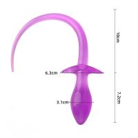 Tapón Anal de gelatina de silicona para adultos, juguete de crisantemo para patio trasero, tapón Anal suave, suministros sexuales - details 8
