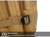 Mochila Tactica Militar, Mochila Impermeable Plegable Para Montañismo,Senderismo,Camping y Viajes - details 18
