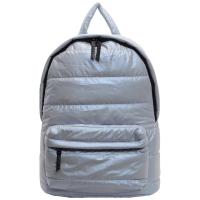 Mochila de plumón liso, mochila acolchada de gran capacidad, mochila escolar para estudiantes adolescentes, mochila multibolsillo, mochila versátil de algodón acolchada - details 8