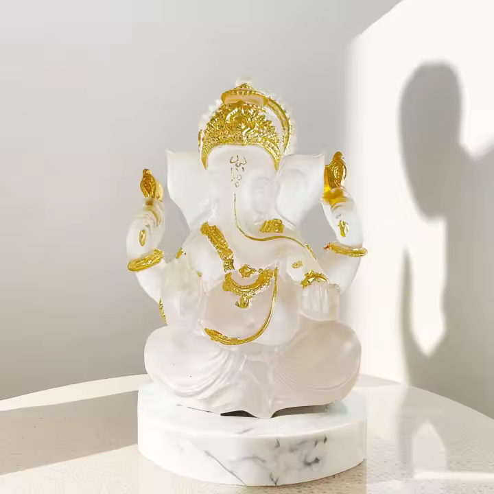 Tronco India elefante Dios Buda estatua ornamento artesanía creativa de resina Tailandia - 1