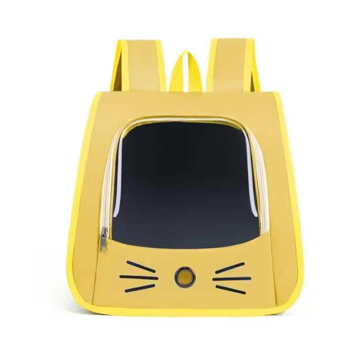 Mochila Transportadora para Mascotas Tamaño Grande para Gatos Bolsa Portátil Transparente y Transpirable Suministros para Bolso de Hombro - 1