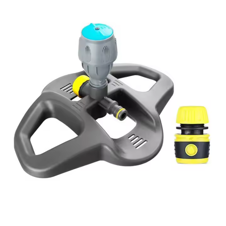 Plástico Creativo 360 °   Aspersor giratorio automático, rociador de agua Universal duradero, boquillas en tándem, boquilla de riego para agricultura - 1
