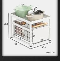 Under Sink Storage Rack Pull out Cabinet Organizer Kitchen Sliding Drawer Storage Basket Handle Bowl Plate Rack Holder Shelves - details 31