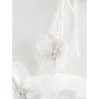 BUNO-Tops cortos elegantes con cordones y tirantes finos con flores en 3d para mujer, Tops de tubo sin mangas con espalda descubierta, Tops de playa a la moda para mujer 2024 - details 6