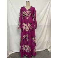 Vestidos estampados para mujer, Vestidos de manga larga con cuello en V, Otoño, Nuevo - details 16