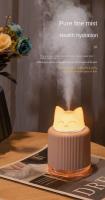 Nuevo humidificador de aire portátil 300ml USB humidificador de escritorio con luz LED de noche hogar forma de dibujos animados niños hisopo difusor - details 5