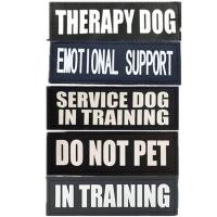 Arnés de control Chaleco de alto servicio, collar acolchado con parches extraíbles, terapia emocional EA para perros, NO PET XXL XL L M - details 1