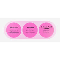 niacinamide acne hyperpigmentation adenosine fine lines wrinkles hyaluronic acid allantoin calm