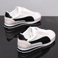 Primavera Verano pareja gruesa Agan hombres mujeres moda zapatillas blancas deportes Casual suela suave zapatos My23012 - details 8