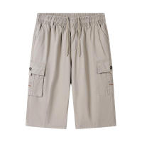 Pantalones Cortos Deportivos para Hombres CHAIFENKO Algodón Ligero y Versátil con Múltiples Bolsillos Moda de Verano Casual - details 7