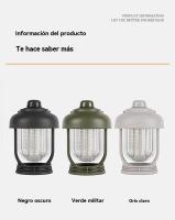 lampara mata mosquitos Retro al aire libre multifunción faroles de camping recargable - details 4