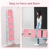 Escaleras Plegables de 3 Escalones, Capacidad de 272KG con Pedales Antideslizantes Anchos, Taburete Escaleras de Mano de Acero, Manubrio de Esponja, Uso en Interiores y Exteriores, Negro - details 36