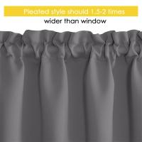 Cortina de Bolsillo para Ventana Pequeña en Casa RYB HOME 1PC Décor de Cocina con Sombreado y Engrosado 116*40CM - details 6