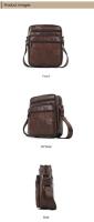Bolso de hombro de cuero genuino para hombre, bolso Vertical de alta calidad, duradero, cruzado, bandolera de lujo de negocios para hombre - details 4