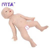 Muñeca de Bebé Renacida de Silicona IVITA Muñeca Realista de Niña Sin Pintar DIY - details 12