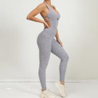Mamelucos de yoga para mujer, mono de una pieza con control de barriga, sujetador deportivo acolchado, mameluco, ropa deportiva para fitness - details 22