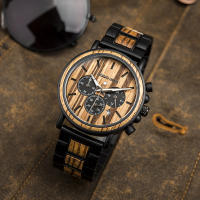 Reloj de Madera para Hombre DODO DEER – Reloj de Cuarzo Multifuncional Personalizado, Estilo Clásico y Elegante - details 1
