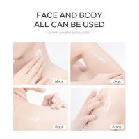 Laikou Sakura Cream Protector solar coreano Bloqueador facial Spf50 Loción aislante blanqueadora hidratante 30g - details 10