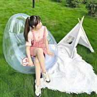 Silla de sol inflable portátil - material transparente de PVC, impermeable y duradero, fácil de montar, adecuado para acampar al aire libre y ocio en la playa, ideal para equipos de ocio al aire libre en verano, silla de sol de playa - details 3