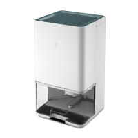 Absorción de humedad y deshumidificación,Deshumidificador de aire, tanque de agua de 1,2 L, automático, silencioso, blanco, deshumidificador de tanque de agua de gran capacidad, deshumidificador doméstico de ahorro de energía, - details 0