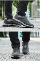 Zapatos de Senderismo de Cuero de Gamuza para Hombres Calzado de Exteriores Original - details 14