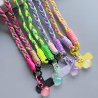 Cordón Universal para teléfono móvil con dibujos creativos, cordón cruzado de cuerda larga, accesorios colgantes decorativos de dibujos animados - details 1
