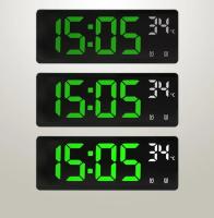 Reloj despertador Digital con Control por voz, alarma Dual de temperatura, repetición, reloj de mesa de escritorio - details 7