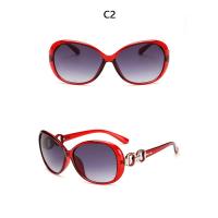 Gafas De Sol ovaladas De gran tamaño para mujer, lentes rectangulares De marca De lujo, a la moda, para ocio al aire libre, UV400 - details 2