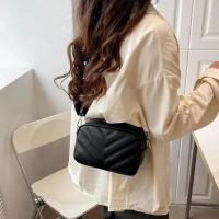 Bolso cruzado con correa ancha para el hombro, bolso de mujer de un solo hombro a la moda, costura conveniente para dar cambio y bolsa de dinero - details 3