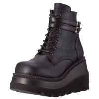Zapatos de suela gruesa europeos y americanos coloridos punk de estilo gótico de gran tamaño para mujer - details 5
