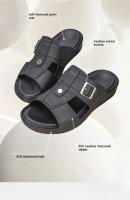 Sandalias de Cuero para Hombres GUYISA Suelas Gruesas, Antideslizantes, Acogedoras para Interiores y Exteriores - details 8