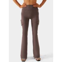 Pantalones de Pierna Ancha 2025 Ajuste Perfecto, Sensación de Desnudez, Alto Talle, Etiqueta Micro para Yoga y Trabajo - details 9