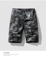Pantalones Cortos de Verano de Algodón Puro para Hombres Color Sólido, Ajuste Suelto, Moda de Trabajo Versátil - details 3