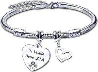 Pulsera de acero inoxidable con etiqueta y letras de acero, la más vendida en Italia. - details 12