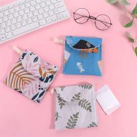 Servilleta de dibujos animados para mujer, organizador de joyas, monedero, bolsa de maquillaje, bolsa de almacenamiento de almohadilla sanitaria, bolsa de almacenamiento para máscara, monedero - details 11