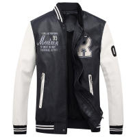 Camiseta de Béisbol negra para Hombres, Cuero Artificial de Manga Larga - details 0