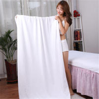 Toalla de baño grande y gruesa de microfibra, absorbente y de secado rápido para natación, Fitness, deportes, salón de belleza y playa - details 0