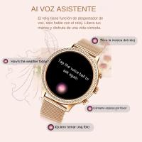 Reloj inteligente para mujer, con marcación de recepción de llamadas, para teléfonos Android e iOS - details 5