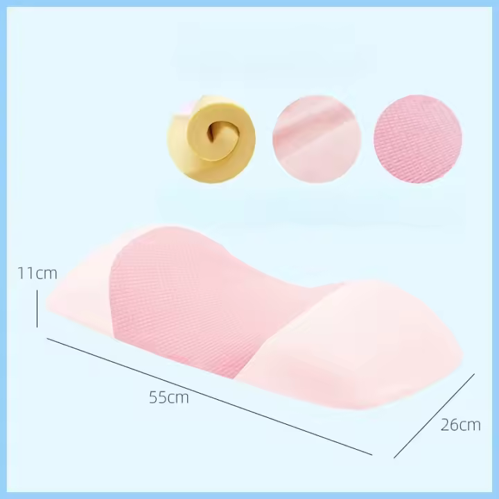 Almohada de Lumbar de Espuma de Memoria Almohada de Cama para Apoyo Caudal - 1