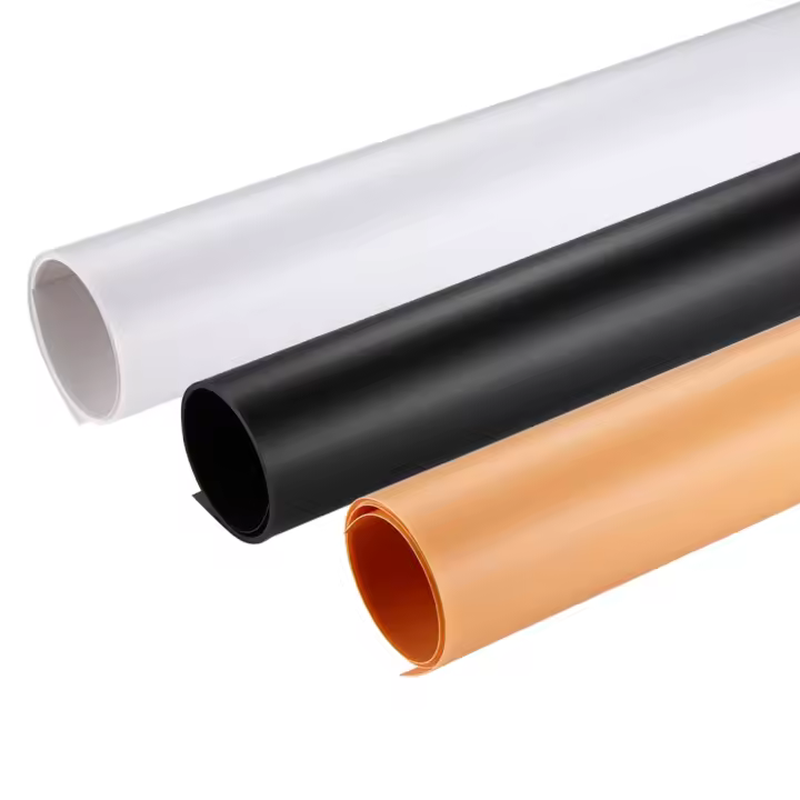PULUZ-Kit de papel de PVC para fondo de fotografía, caja de tienda de estudio, 3 colores (negro, blanco, amarillo), tamaño: 120cm x 60cm, 3 piezas - 1