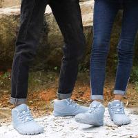 Zapatos descalzos con punta ancha para mujer y hombre, calzado minimalista forrado de piel, suela cero caída, botas de nieve cálidas para caminar al aire libre, Invierno - details 6