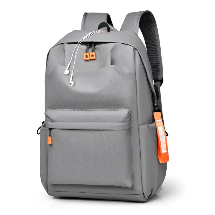 Mochila de bolsa para hombre, mochila multifuncional de viaje al aire libre de gran capacidad, sencilla, para estudiantes de secundaria temprana - 1
